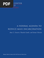 A Federal Agenda To Reduce Mass Incarceration