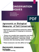 Biological Soil Conservation Techniques