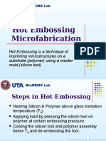 Hot Embossing Microfabrication Process