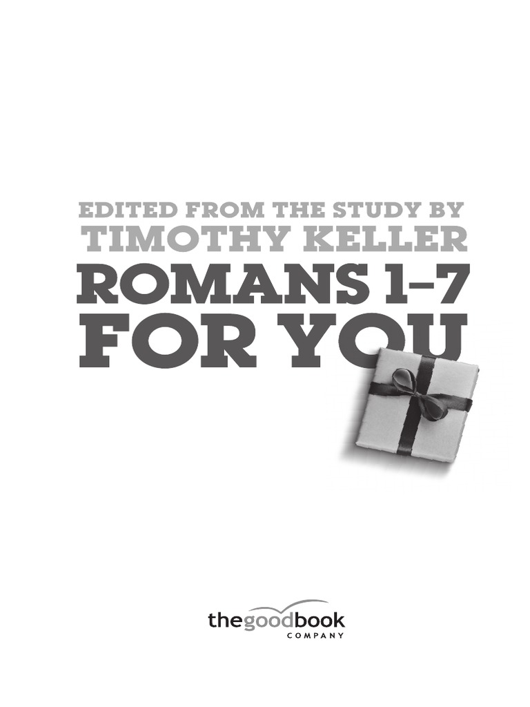 Romans 7 For You PDF Epistle To The Romans Paul The Apostle
