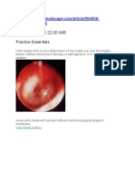 Otitis Media, Medscape