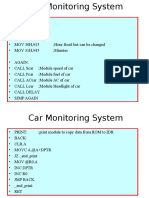 Car Monitoring System T1Q1 Oddsem2011