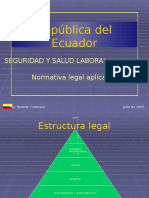 Legislacion Ecuatoriana Aplicable - Seguridad Industrial