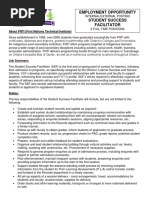 Student Success Facilitator - 2 Full Time Positions