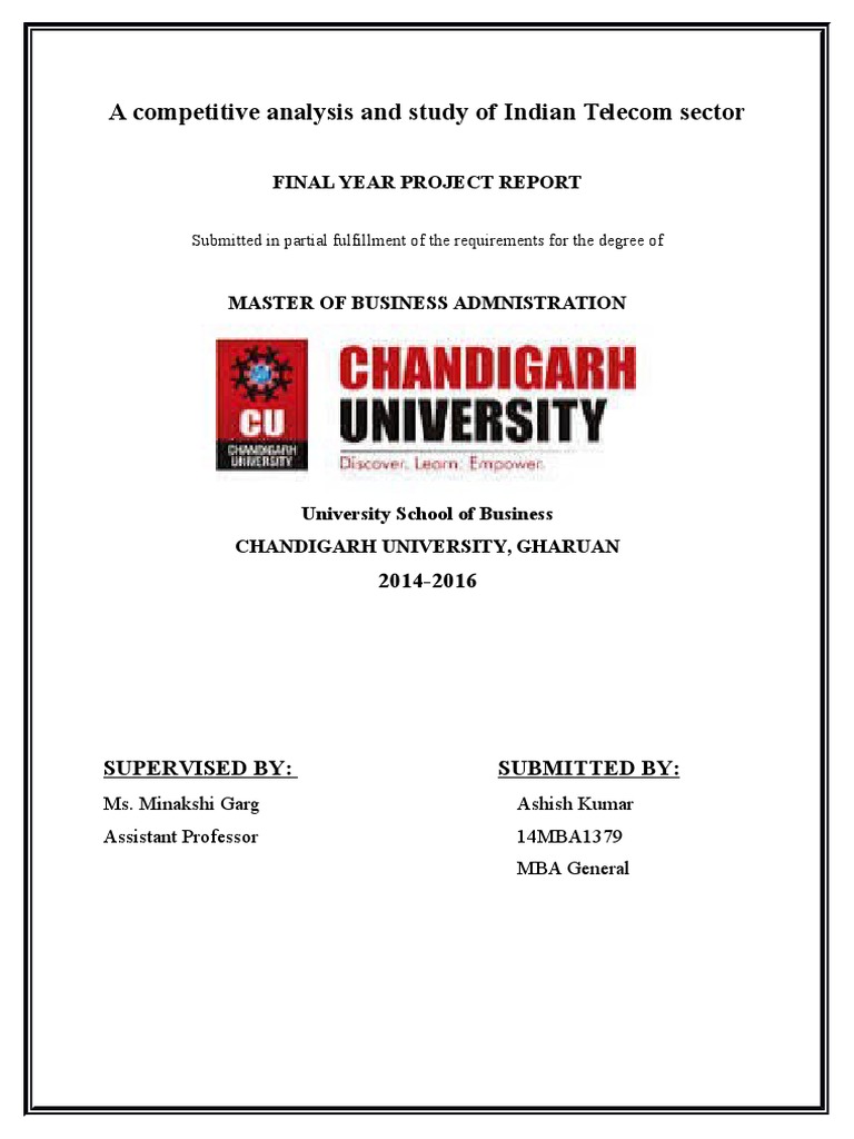 Indian Telecom Sector Analysis Report Pdf