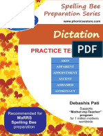 MaRRS Spell Bee Spell It Dictation Practice Tests TWO 