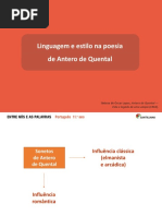 Linguagem e Estilo Na Poesia de Antero de Quental