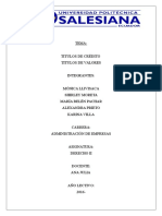 Títulos de crédito y valores: características y clasificación