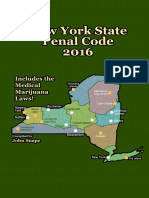 New York State Penal Code 2016
