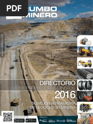 Directorio Minero 16 Pdf Mineria Peru