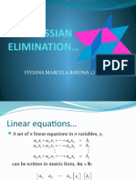 Gaussian Elimination