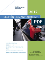 Gestión de Mantenimiento 