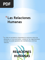 Las Relaciones Humanas