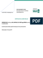Certificado Alumno Regular PDF
