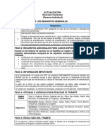 Actualizacion de Negocios Establecimientos - Nuevo Establecimiento o Direccion Comercial PDF