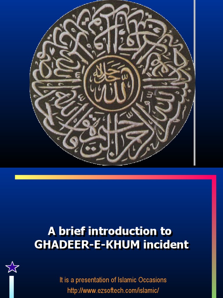Ghadeer-e-Khum: Prophet's Declaration | PDF | Ali | Hadith