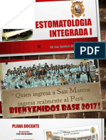 presentacion de la asignatura estomatologia integrada i