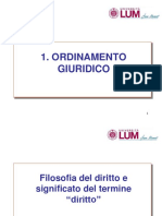 Ordinamento Giuridico e Fonti Del Diritto LUM PDF