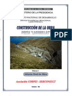 Construcion de La Obra Presa Lagunillas Vol 001