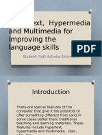 Hypertext, Hypermedia and Multimedia For Improving The Lnaguage Learning