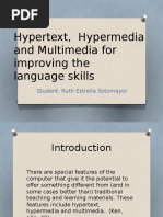 Hypertext, Hypermedia and Multimedia For Improving The Lnaguage Learning