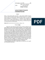 Znacaj Transcedentnosti PDF