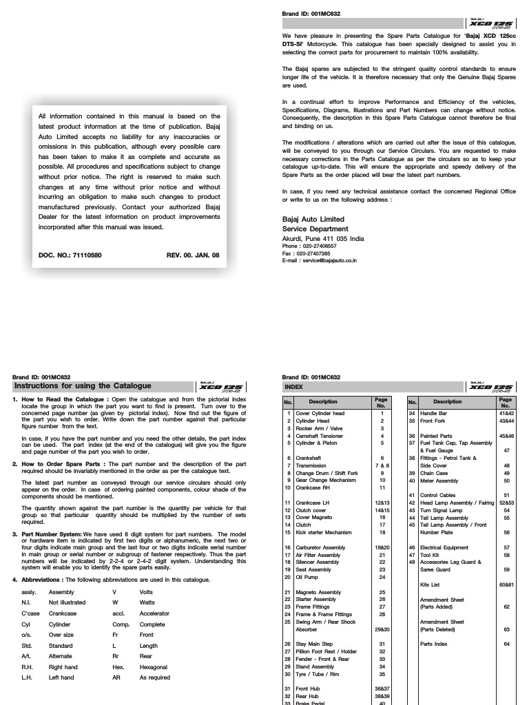 Manual XCD 125 PDF | PDF | Business