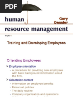 Training and Developing Employees