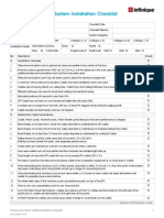 Infinique Structured Cabling Installation Checklist