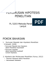 PL5203 Metlit-6 Hipotesis