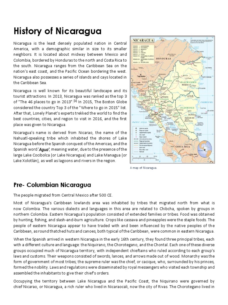 History of Nicaragua | Nicaragua | Central America