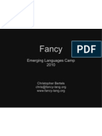 Fancy EmergingLangs 2010