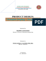 Foldable Drafting-Study Table: A Product Design Report