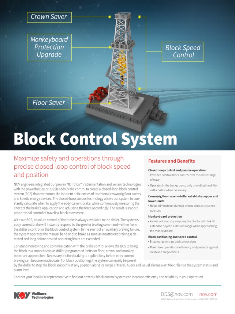 Block Contorl System Flyer | PDF | Control Theory | Brake