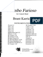 Mambo Furioso Score PDF