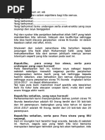 Sambutan Kepala Sekolah Pd Perpisahan Tk