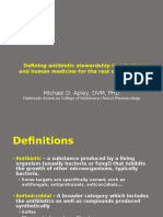 Michael D. Apley, DVM, PHD: Defining Antibiotic Stewardship in Veterinary and Human Medicine For The Rest of This Century