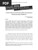 A Escola Unitaria Como Alternativa