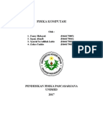 Ujian Formatif 2 Fisika Komputasi