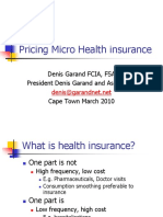 (Garand) Pricing Micro Health insurance