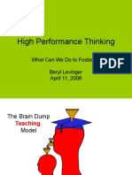 Levinger High Performance Thinking