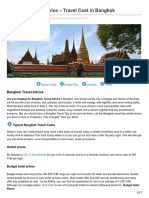 Your Amazing Planet - Bangkok Travel Advice Travel Cost in Bangkok