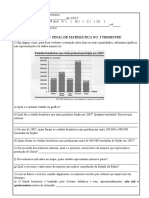 Avaliação de Matematica 5 Serie