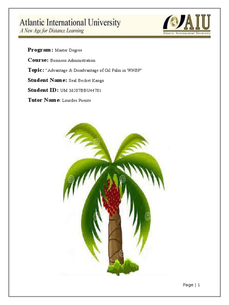 Oil palm thesis image