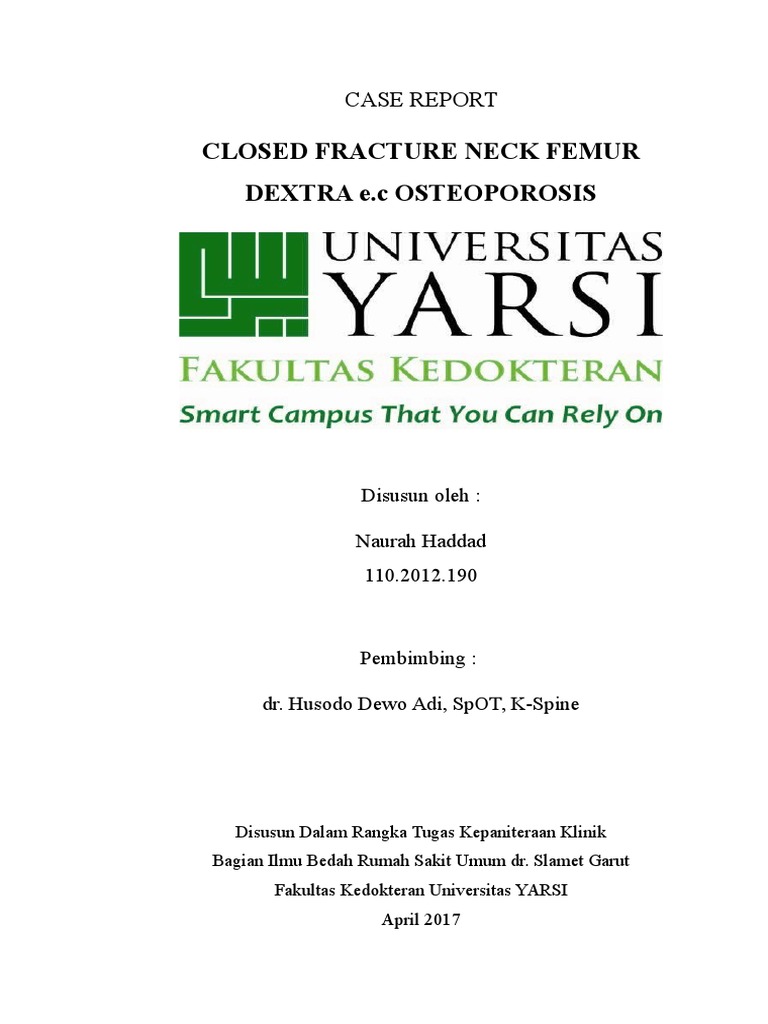 Case Report Koas Bedah Orto PDF