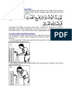 Bacaan Niat Wudhu Di Ajaran Islam