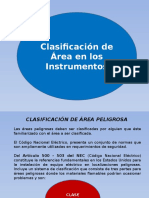 Clasificación de Áreas.