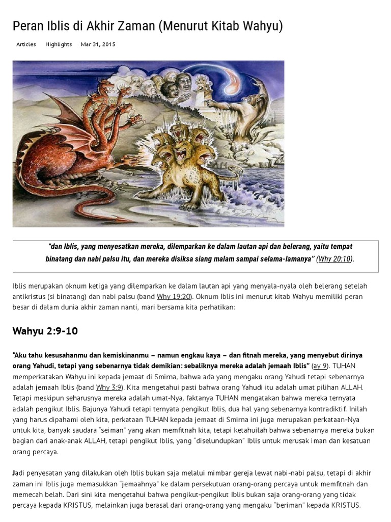 900+ Gambar Binatang Akhir Zaman HD