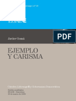 Javier Gomá. Ejemplo y Carisma