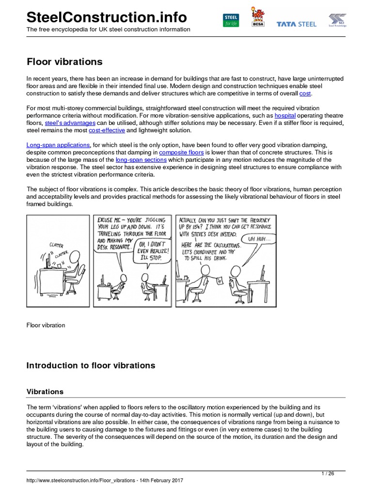 Floor Vibrations | PDF | Normal Mode | Resonance